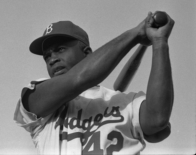 MLB on X: For the 75th anniversary of Jackie Robinson breaking the color  barrier, all players will wear a Dodger blue 42 on the backs of their  jerseys on April 15th.  /