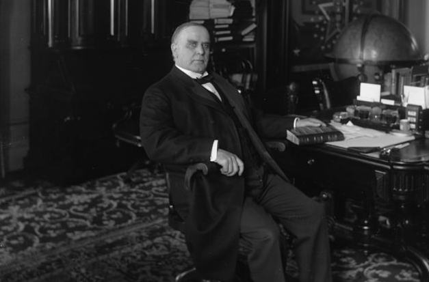 President McKinley in 1900, photograph by Levin Corbin.