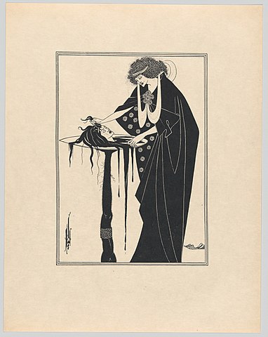 Aubrey Beardsley, 'The Dancer's Reward,' for Salomé by Oscar Wilde, print.