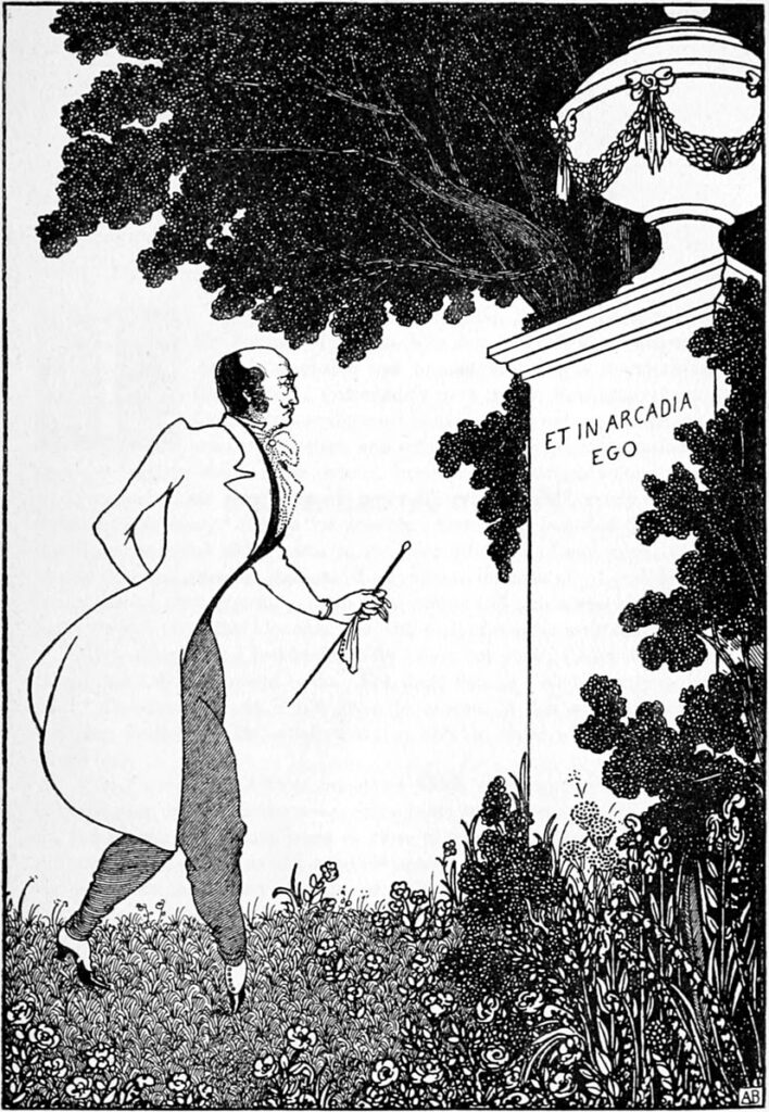 Aubrey Beardsley, 'Et in Arcadia ego.'