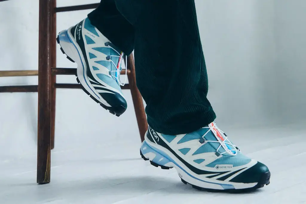 The Kith and Salomon 'XT-6' in 'Winter Sky Blue.'
