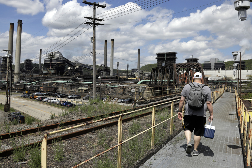 The U.S. Steel Clairton Coke Works at Clairton, Pennsylvania, on May 2, 2019.