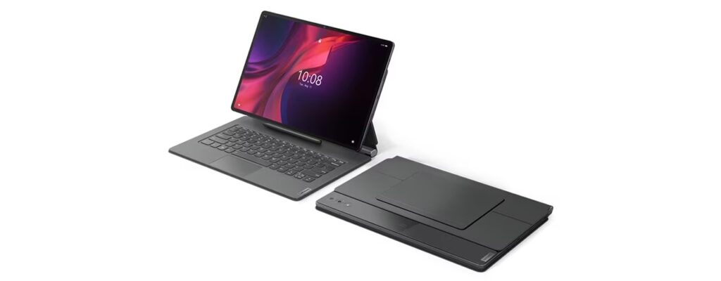 The new Lenovo Tab Extreme Tablet with keyboard.