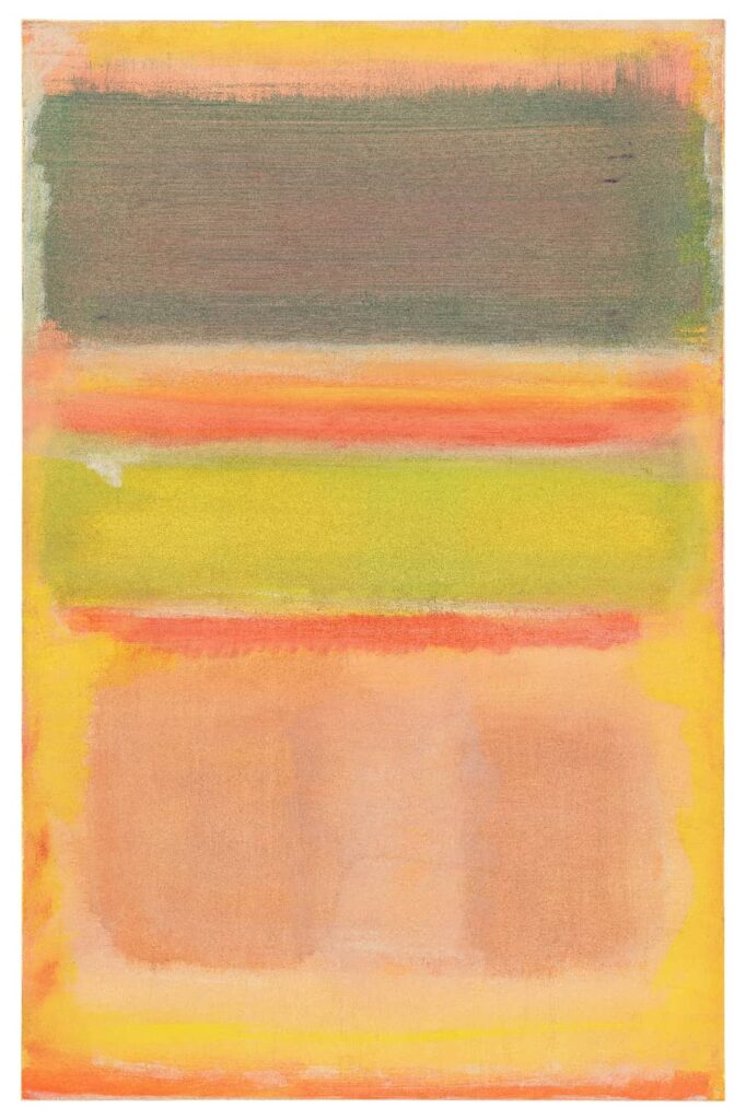 Mark Rothko Untitled, c. 1949 oil and watercolor on watercolor paper sheet: 101 x 66.4 cm (39 3/4 x 26 1/8 in.) Collection of Christopher Rothko