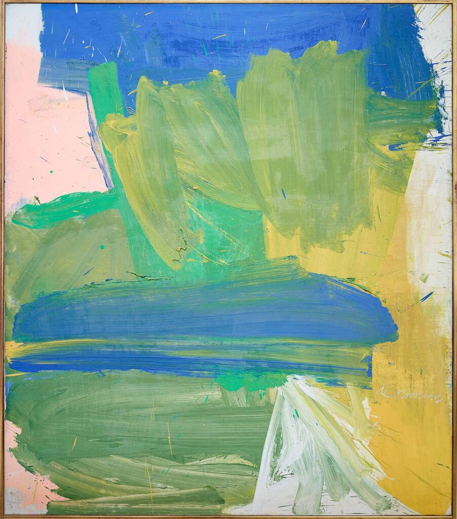 Willem de Kooning Villa Borghese, 1960 oil on canvas 80 x 70 inches (203.2 x 177.8 cm) Guggenheim Museum Bilbao © 2024 The Willem de Kooning Foundation, SIAE