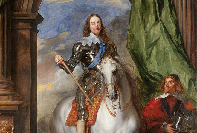 Anthony van Dyck: Charles I (1600-1649) with M. de St Antoine