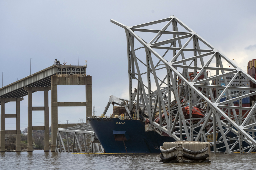 16 Months After Collapse, Demolition of the Remaining Parts of Baltimore’s Key Bridge Begins in Earnest