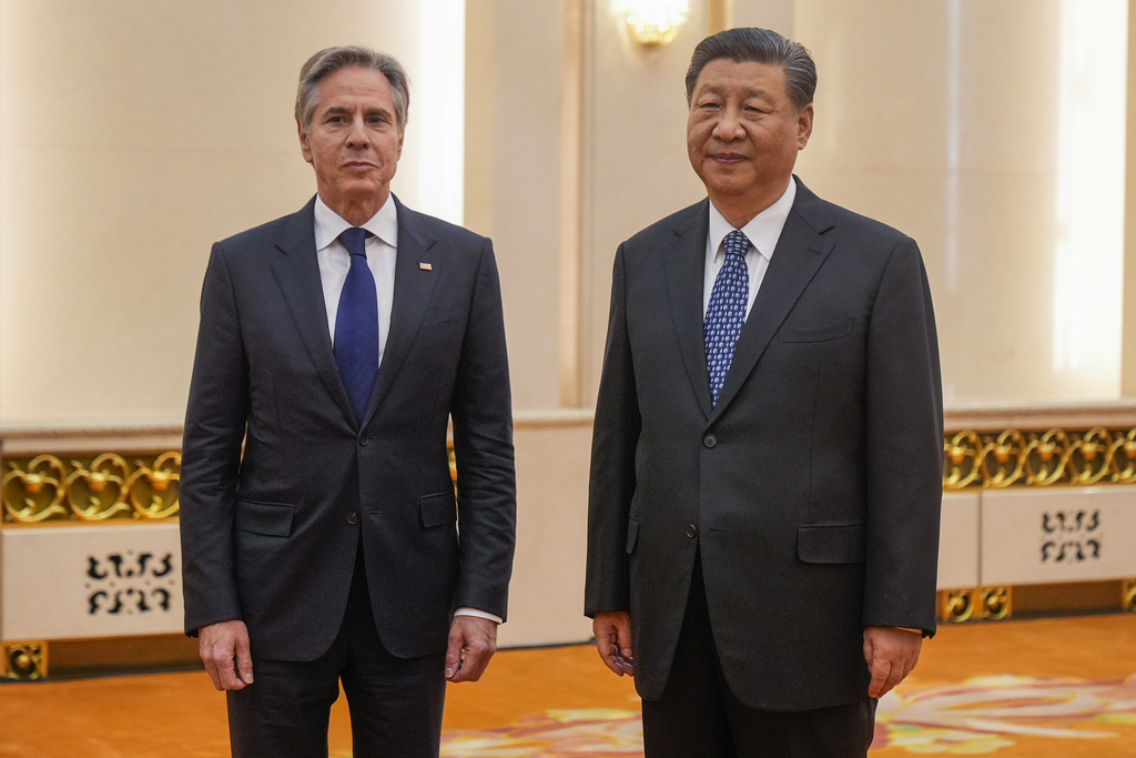 Blinken and Communist China’s Xi, in Parley at Beijing, Stress Need for Dialogue Despite Bilateral and Global Conflicts