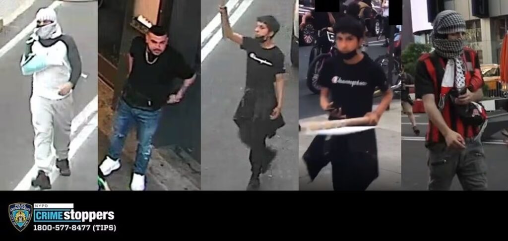 Surveillance images were released of the assailants during a manhunt that followed the attack.