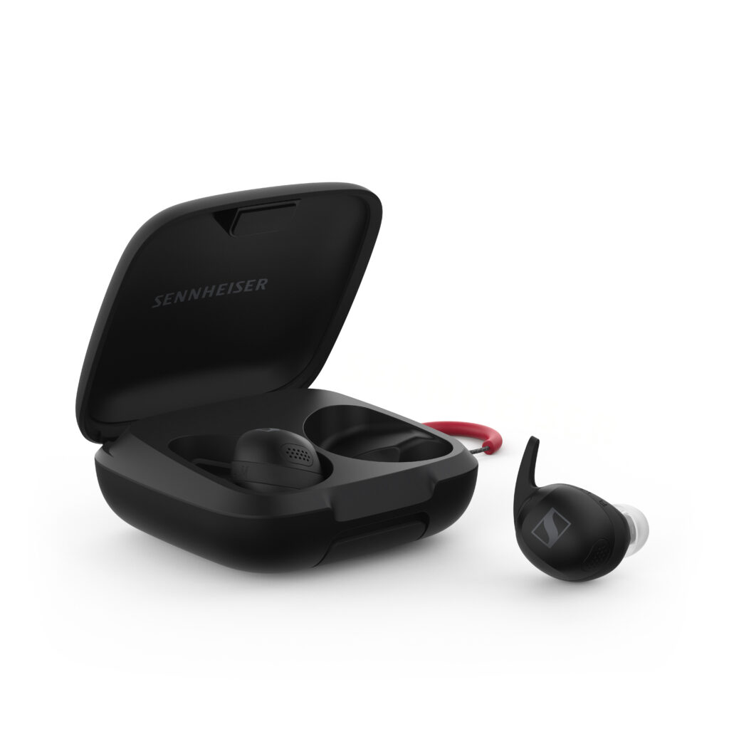 Sennheiser Momentum Sport earbuds.