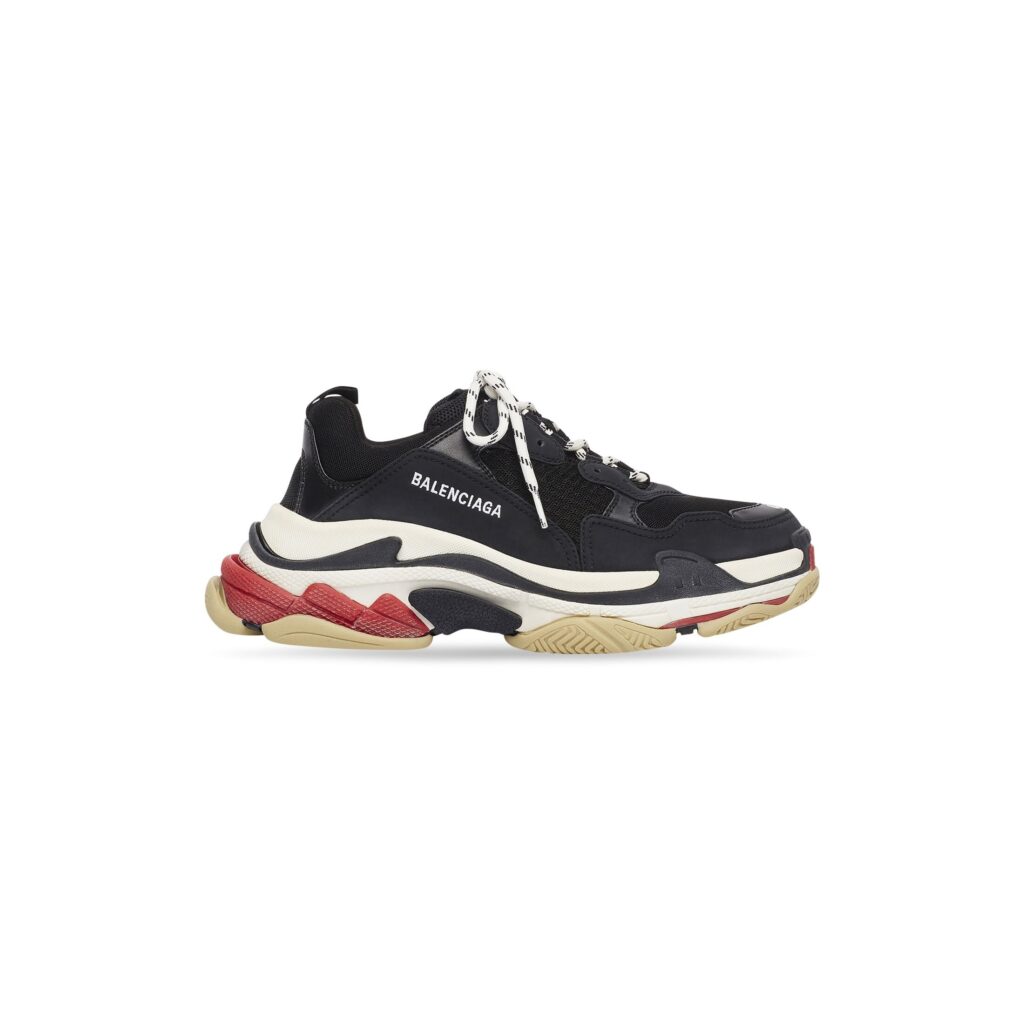 Balenciaga Triple S in the original colorway.