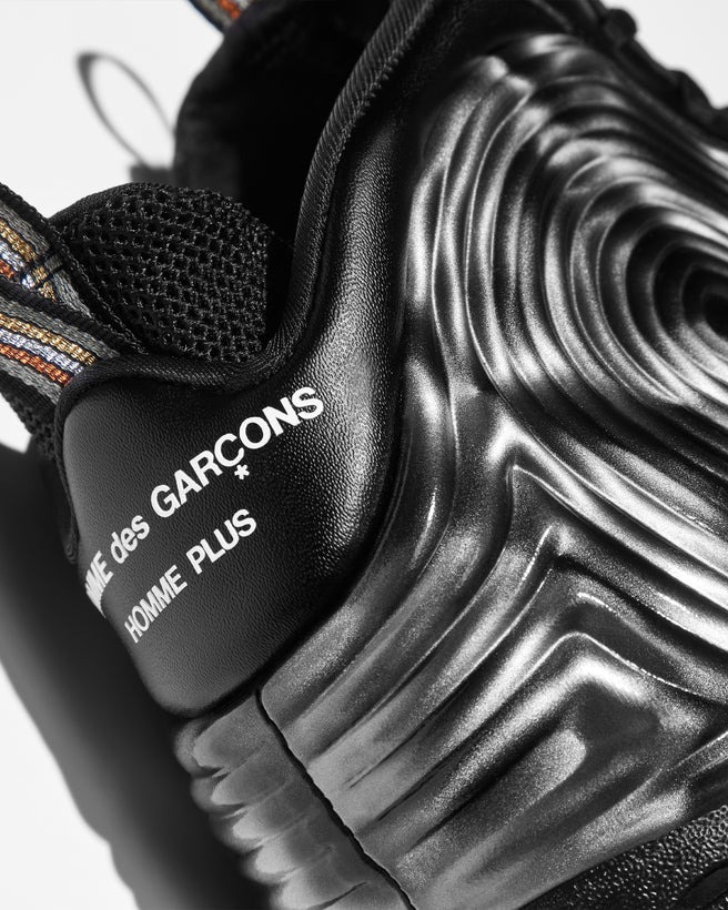 Comme des Garcons x Nike Foamposite 1 Cat Eyes.