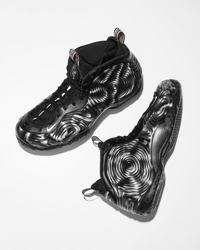 Comme des Garcons x Nike Foamposite 1 Cat Eyes.