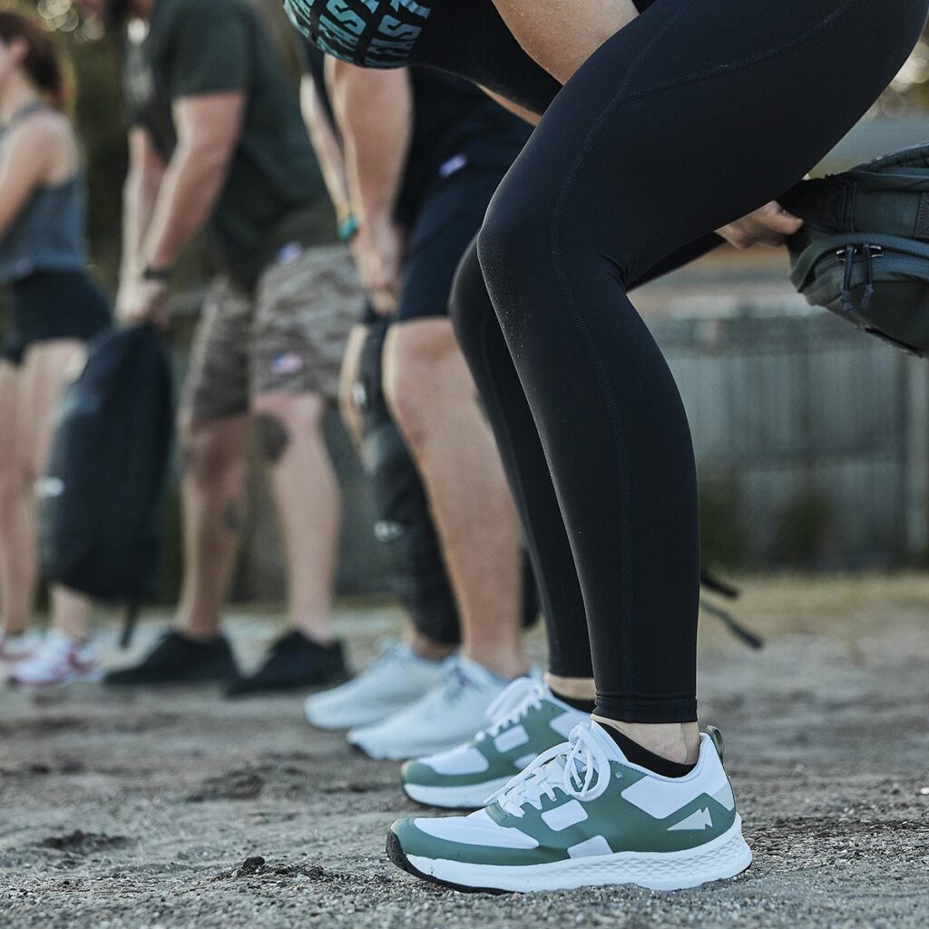 GoRuck Rough Runners in Seaspray and White.