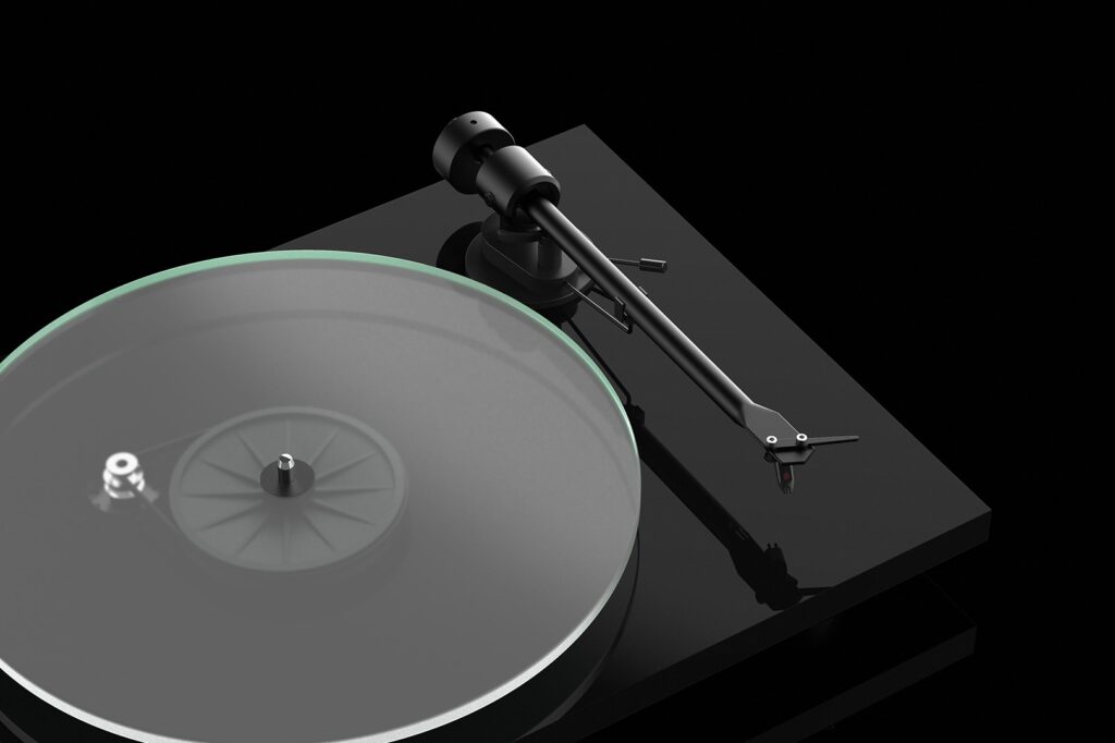 Pro-Ject T1 Turntable Platter Detail.