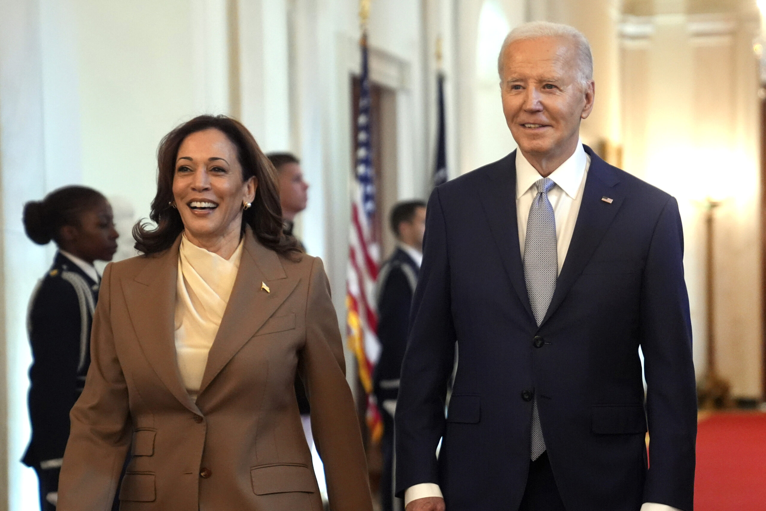 Harris Looks To Lock Up Democratic Nomination After Biden Steps Aside