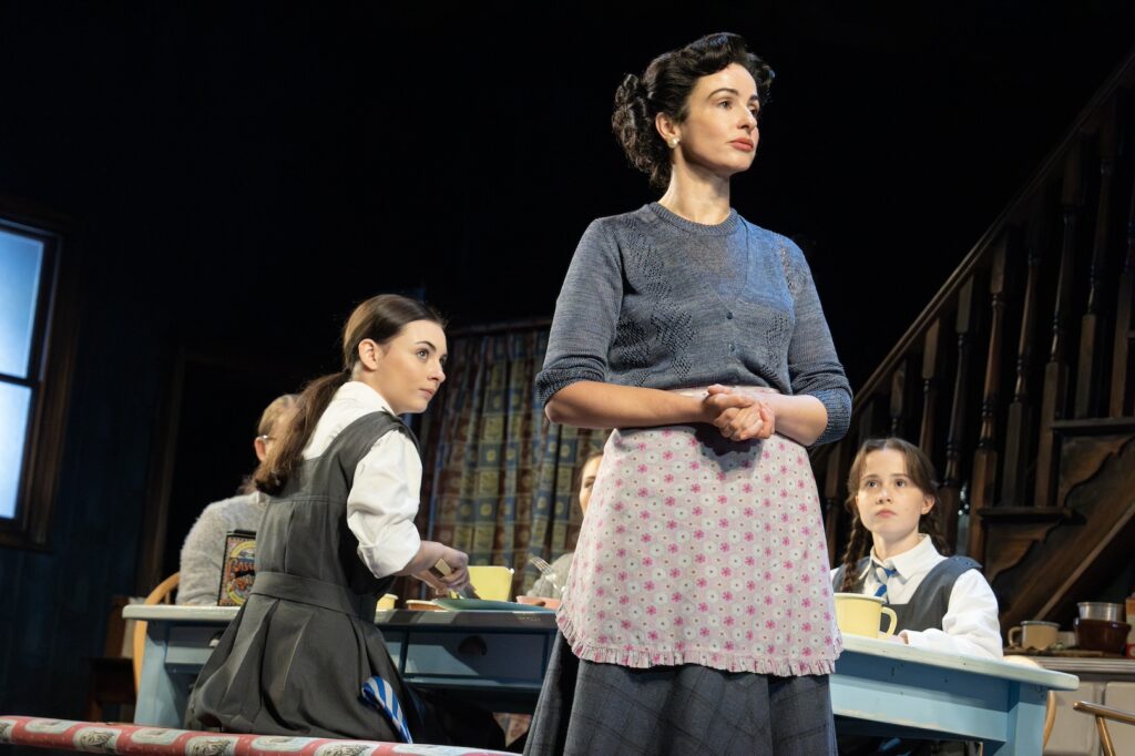 From left, Lara McDonnell, Laura Donnelly, and Sophia Ally in 'The Hills of California.'