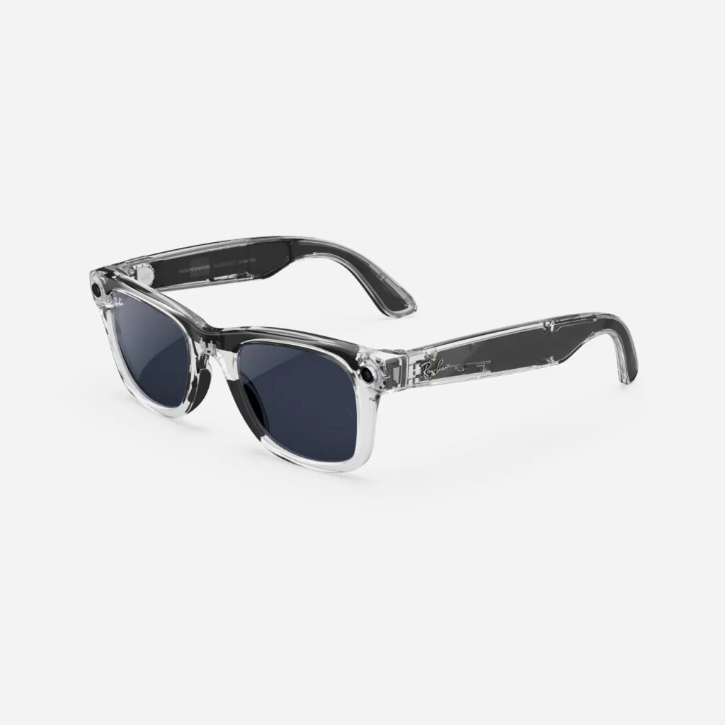 Meta RayBan Wayfarer Limited Edition Transparent Edition.