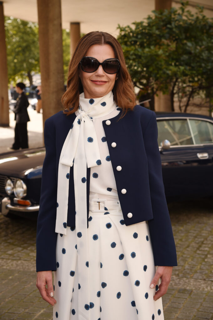 Victoria Starmer attends the Edeline Lee show during London Fashion Week September 16, 2024 at in London, England.