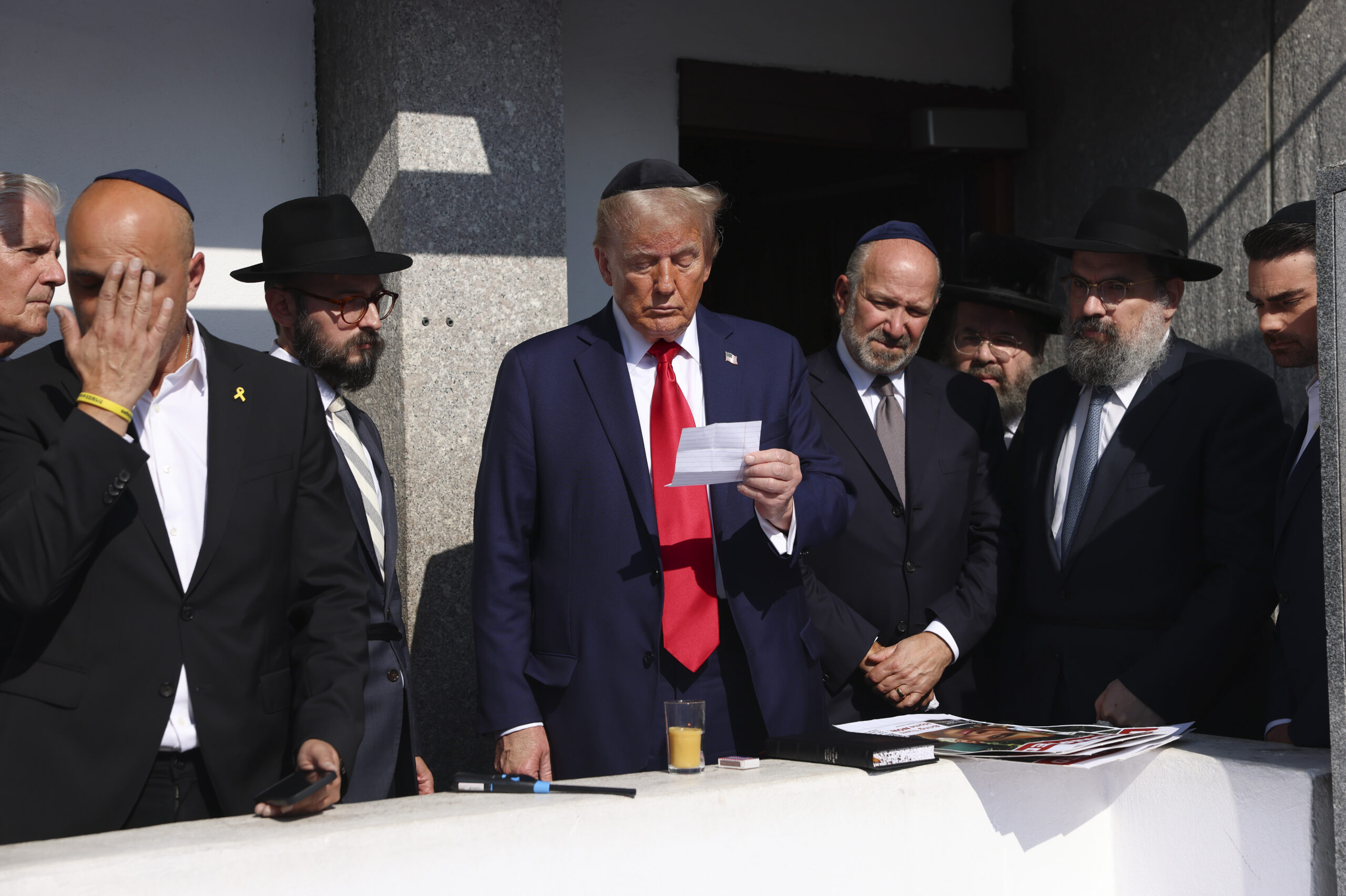 Trump Visits Revered New York City Jewish Site on October 7 Anniversary | The New York Sun