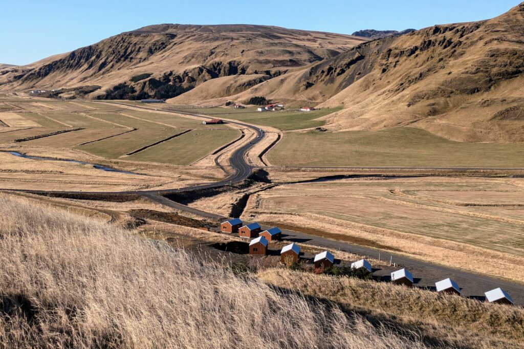 Iceland's ring road near the town of Vik.