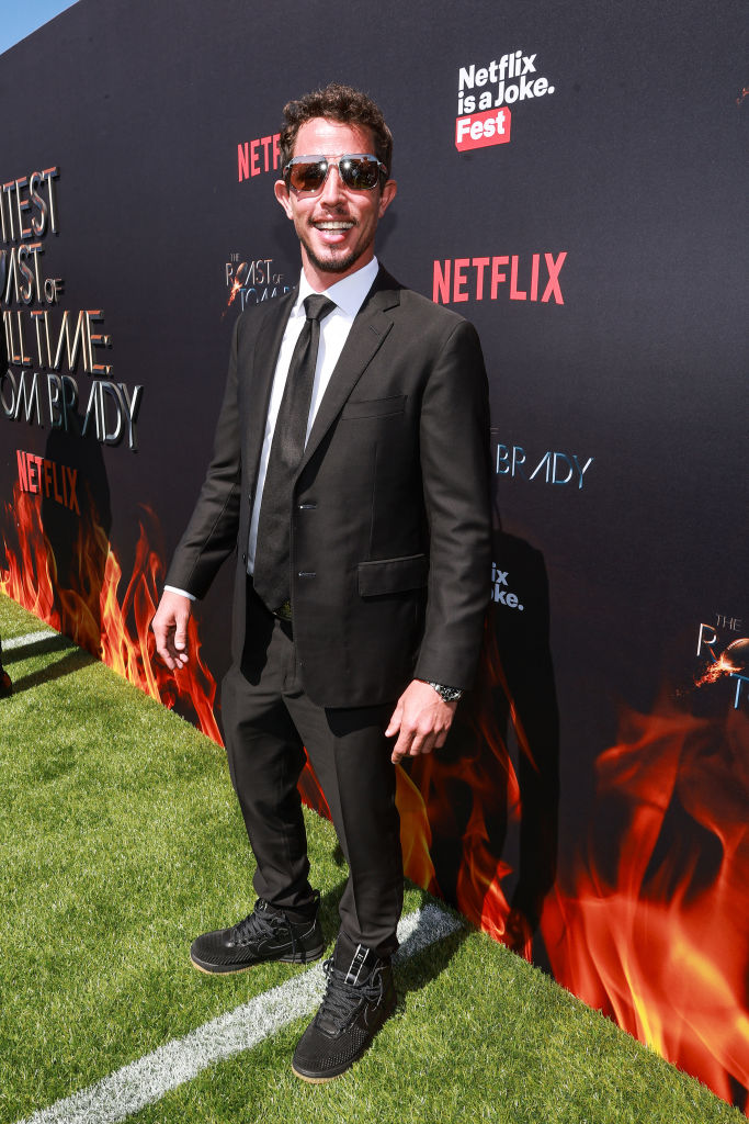 INGLEWOOD, CALIFORNIA - MAY 05: Tony Hinchcliffe attends G.R.O.A.T The Greatest Roast Of All Time: Tom Brady for the Netflix is a Joke Festival at The Kia Forum on May 05, 2024 in Inglewood, California. (Photo by