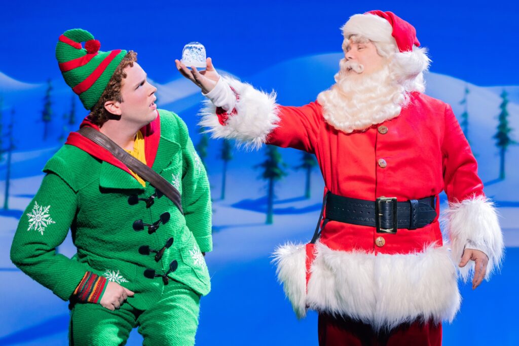 Grey Henson and Sean Astin in 'Elf the Musical.'