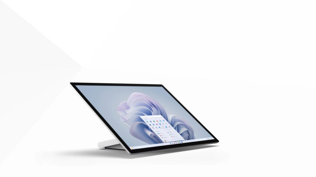 Microsoft Surface Studio 2 Plus, screen folded down.