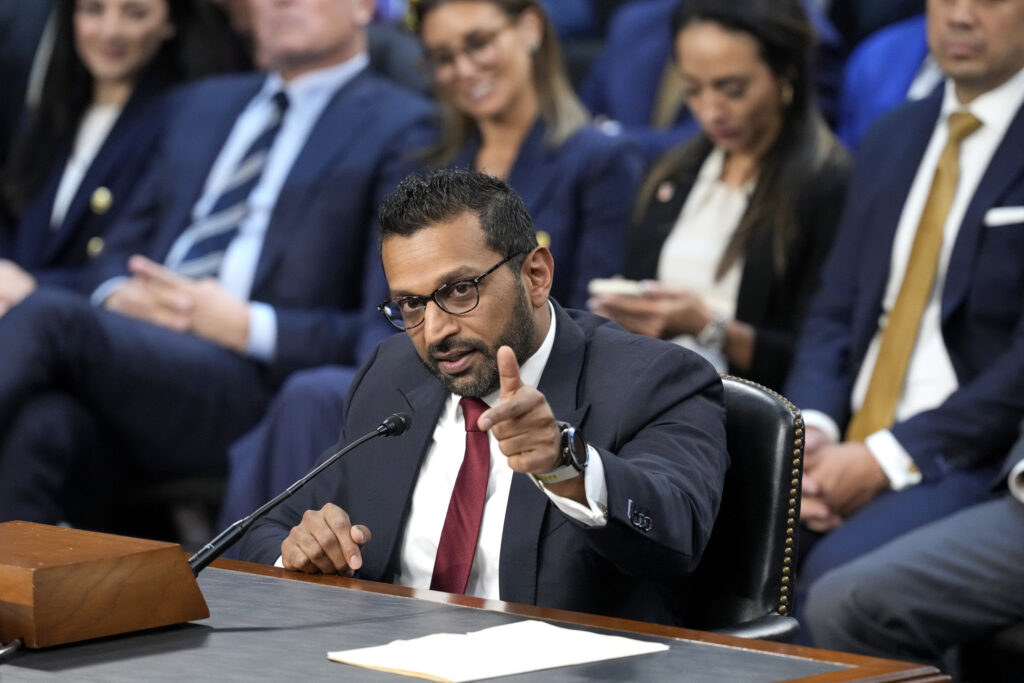 Kash Patel, President Donald Trump's choice to be director of the FBI.