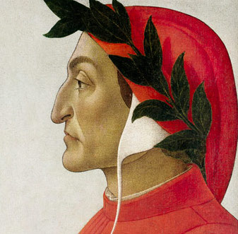 'Portrait of Dante,' by Sandro Botticelli, 1495. Detail.
