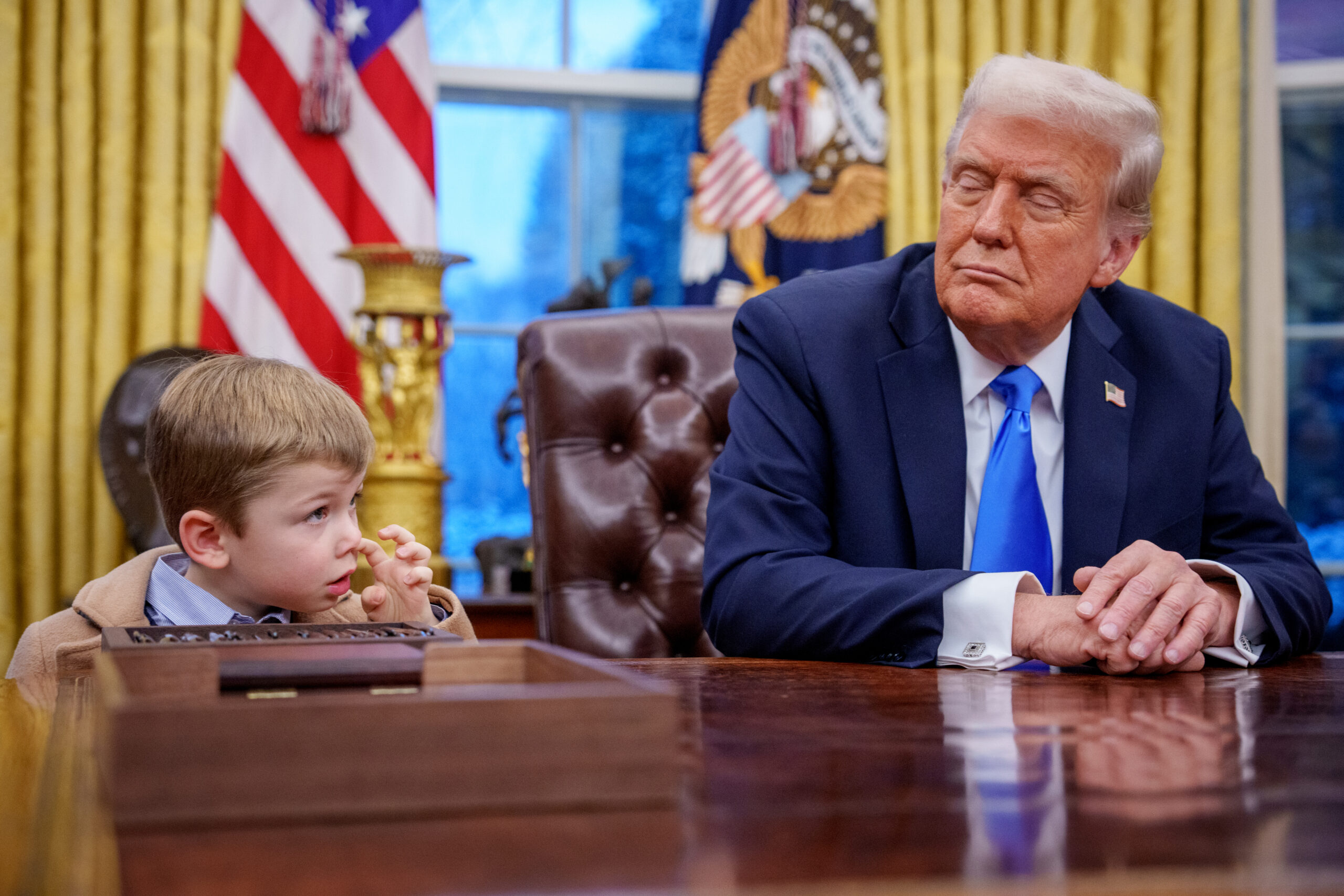 Grimes Laments Son’s Appearance at Oval Office Press Briefing With