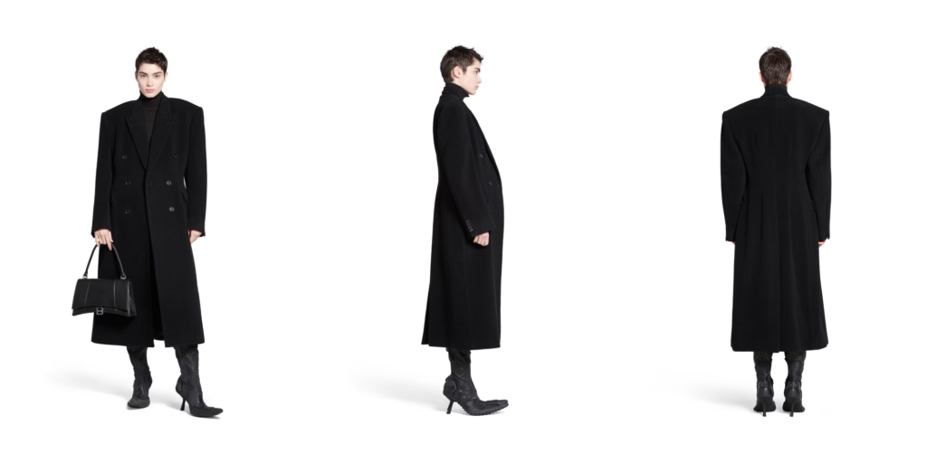 Balenciaga Cinched Car Coat.