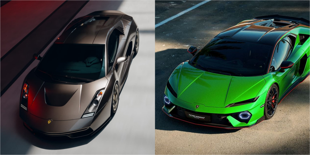 Tedson Etna and Lamborghini Temerario.