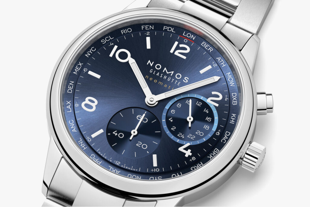 Nomos Club Sport neomatik World Time.