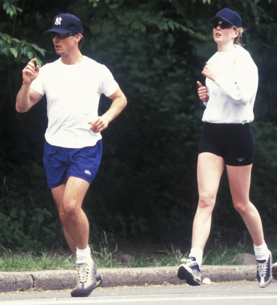 Tom Cruise & Nicole Kidman running in original Air Max 95.
