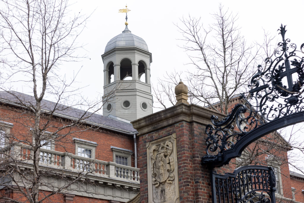 CAMBRIDGE, MASSACHUSETTS - APRIL 15: A tower on one of the Harvard University buildings on April 15, 2025 in Cambridge, Massachusetts. A Trump administration task force announced Monday that it would block Harvard University from receiving $2.2 billion in federal grants and $60 million in contracts after the Ivy League school defied demands to adopt new policies on student and faculty conduct and admissions. (Photo by Scott Eisen/Getty Images)