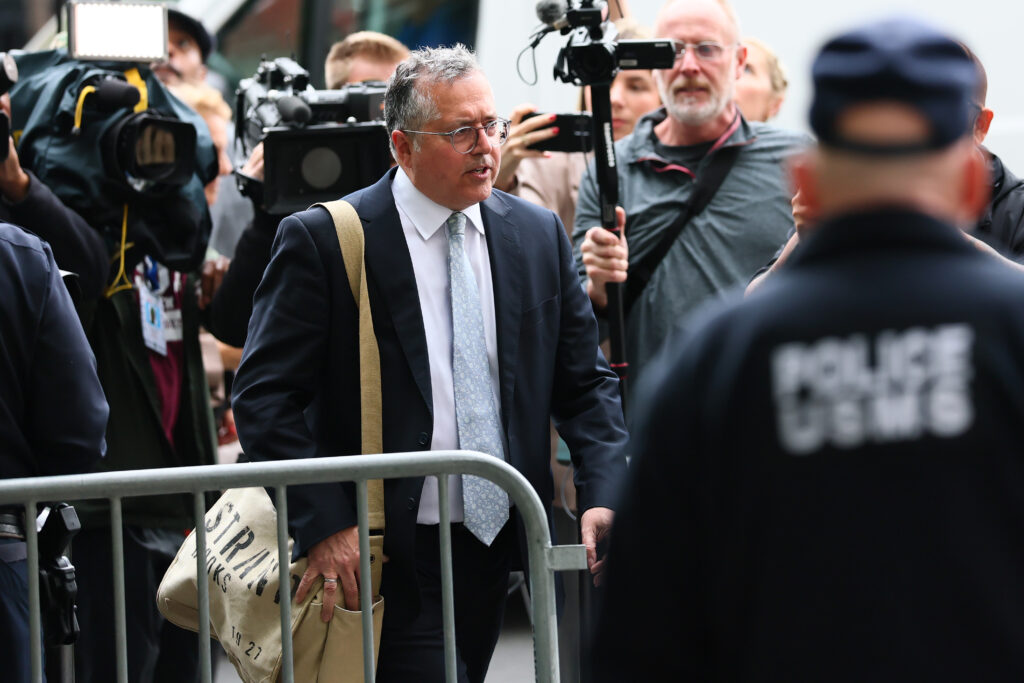 Marc Agnifilo, attorney for Sean 'Diddy' Combs, arrives for Combs's trial at Manhattan federal court on May 13, 2025.