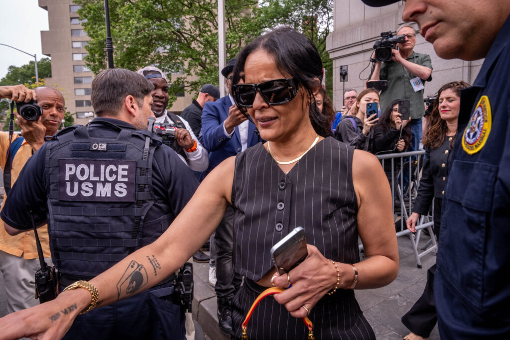 Ex-assistant Capricorn Clark leaves after testifying in the Sean 'Diddy' Combs sex-trafficking trial at Manhattan federal court on May 27, 2025.