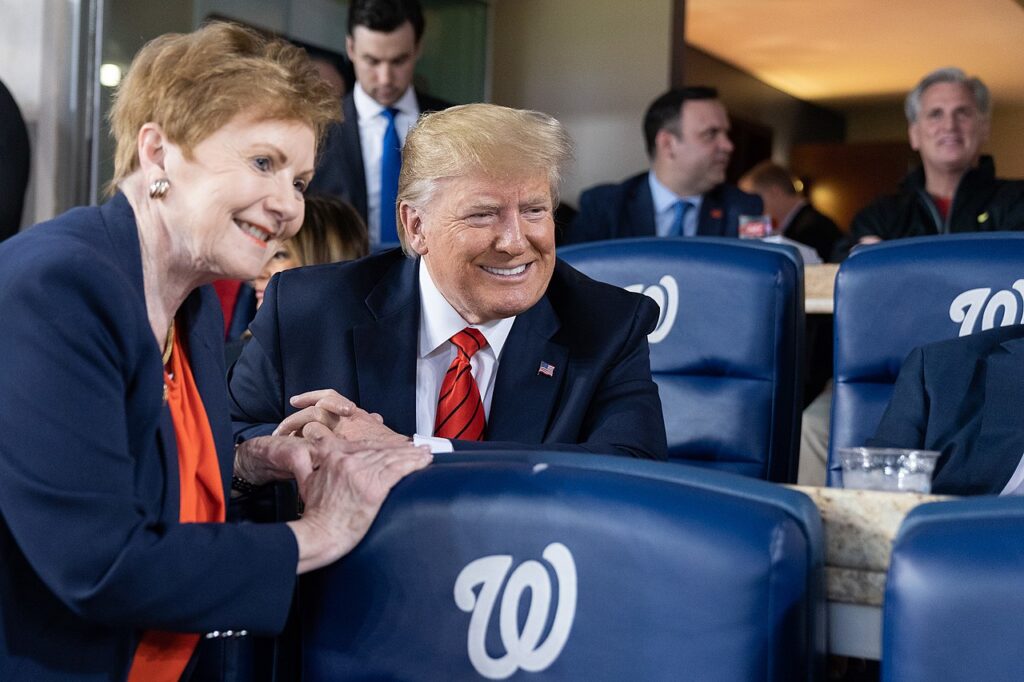 trump baseball