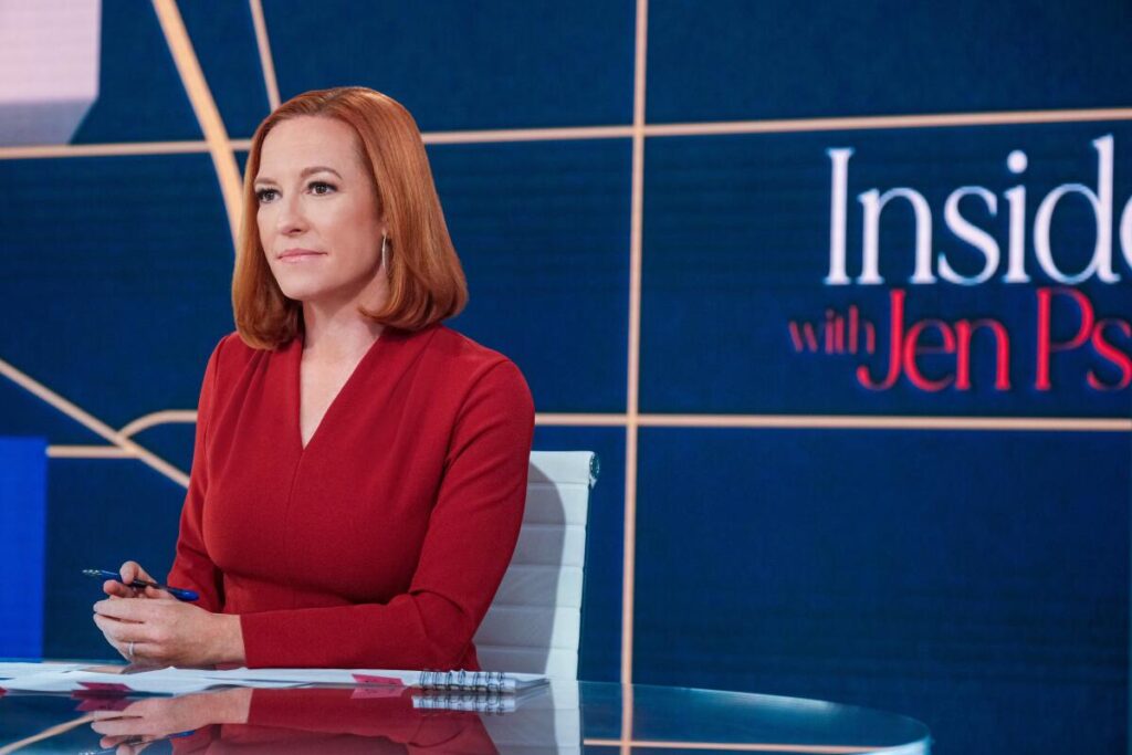 Jen Psaki's new primetime show on MSNBC.