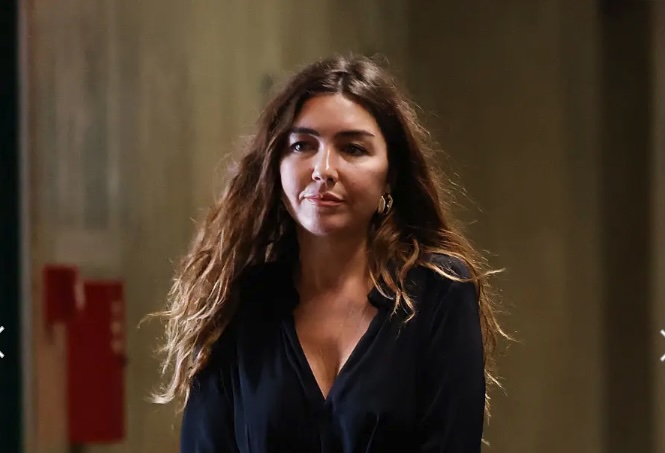 Miriam Haley at Manhattan criminal court on May 2, 2025.