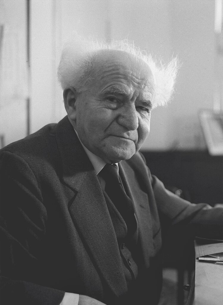 Prime Minister Ben-Gurion, 1960.