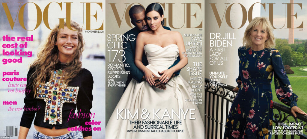 Famous Vogue Covers.