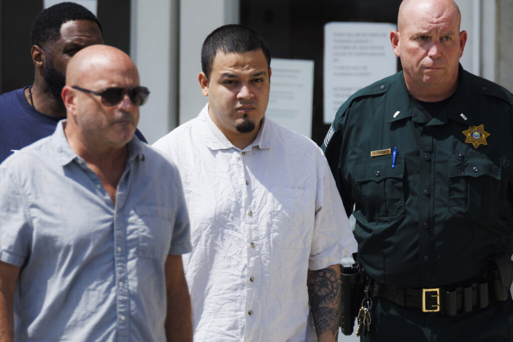 Kilmar Abrego Garcia leaves the Putnam County Jail at Cookeville, Tennessee, on August 22, 2025. Brett Carlsen/AP