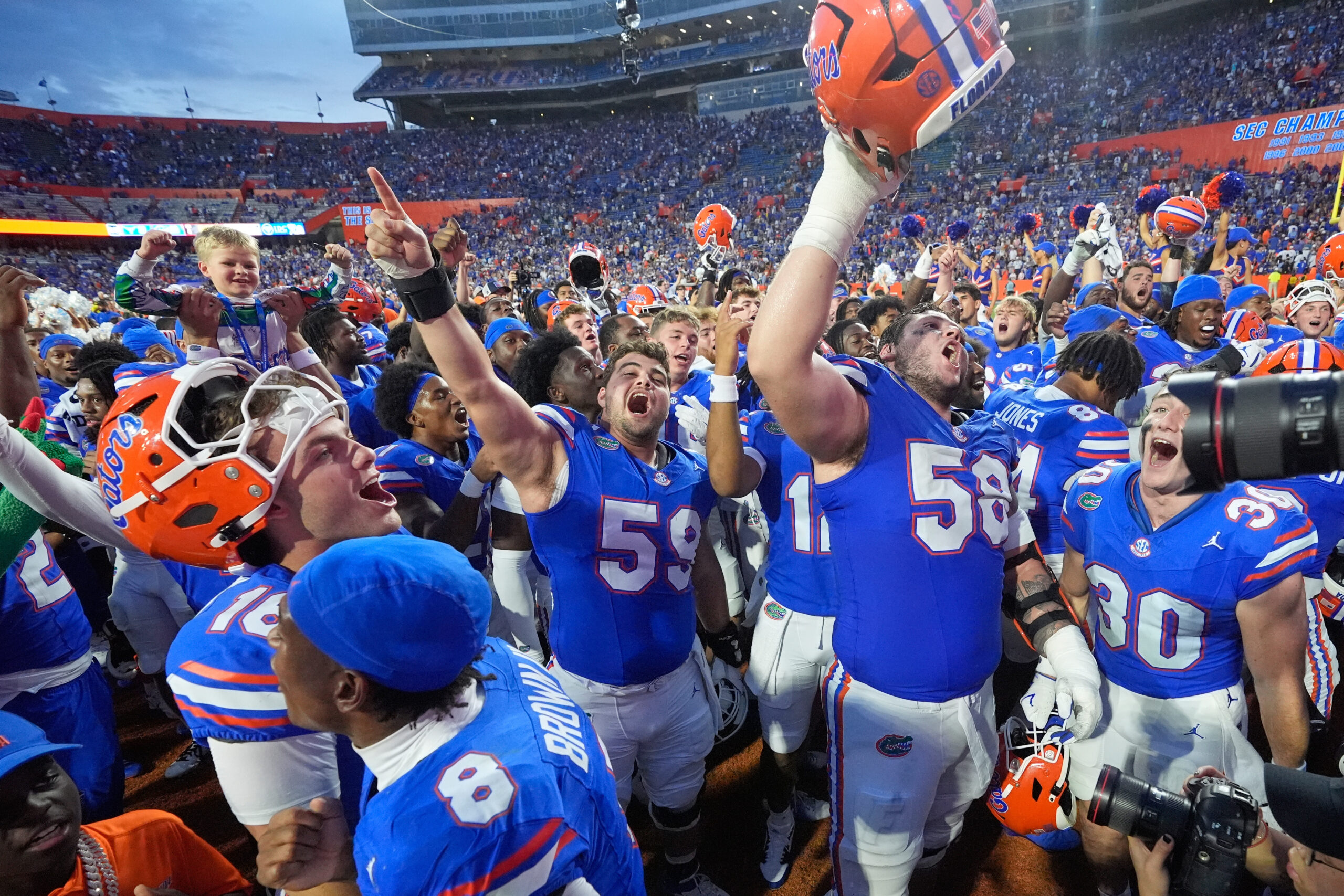 Florida Law Aimed at Curbing Trump Protesters Nets Felony Charges for Florida Football Fans Who Rushed Field Following Victory Over Texas