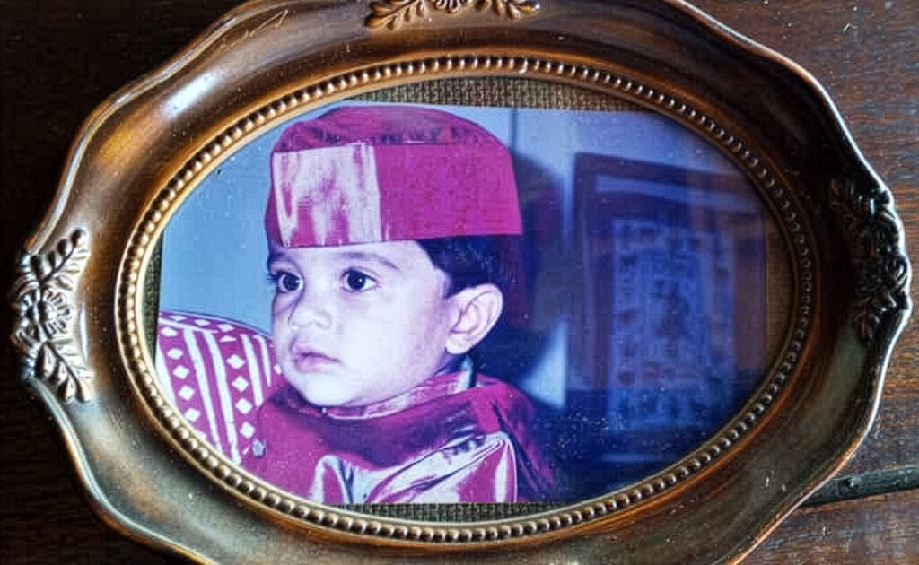 A snapshot of a young Zohran Mamdani at his parents' Uganda compound.