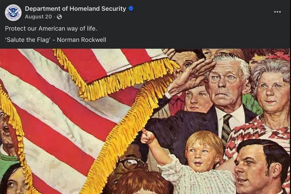 Norman Rockwell's Family Says Artist Would Be 'Devastated' Over Use of His Iconic Work by DHS