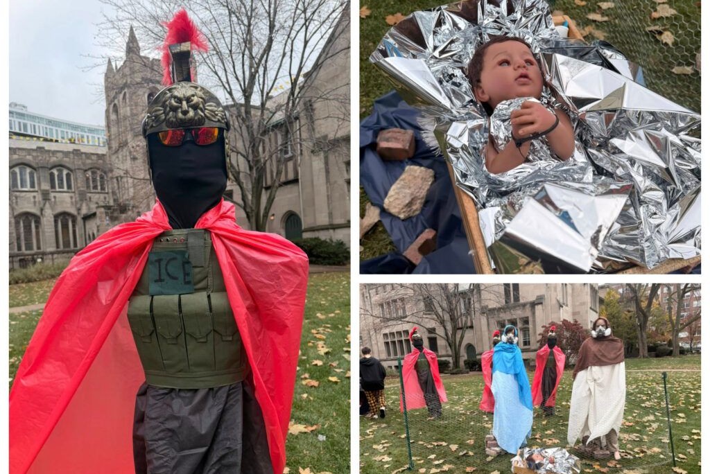 Illinois Church’s Nativity Scene Depicts Baby Jesus Zip-Tied, Romans as ...