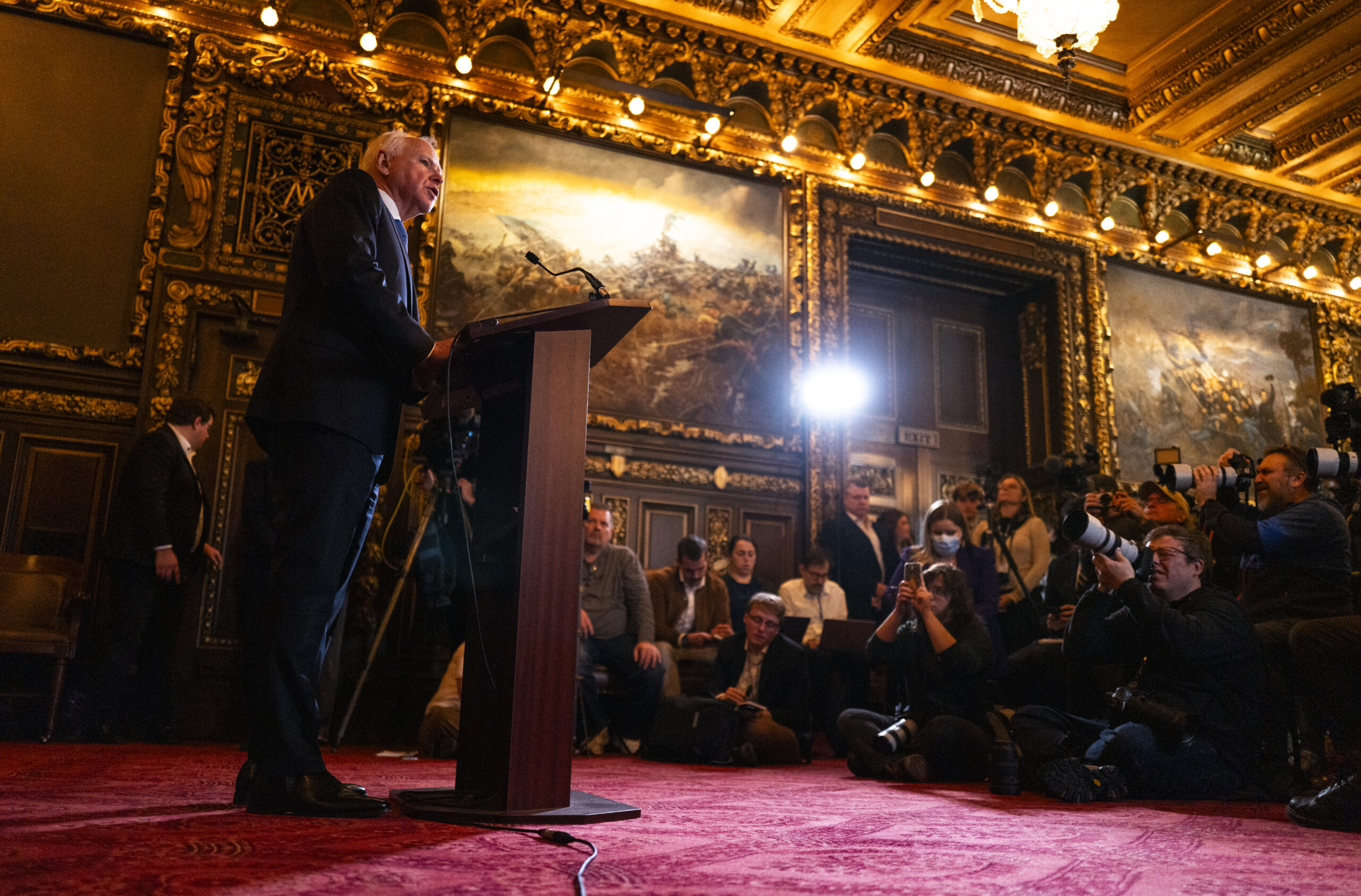 Karoline Leavitt Says Trump ‘Believes’ Tim Walz Is ‘Criminally Liable’ in Minnesota Fraud Schemes