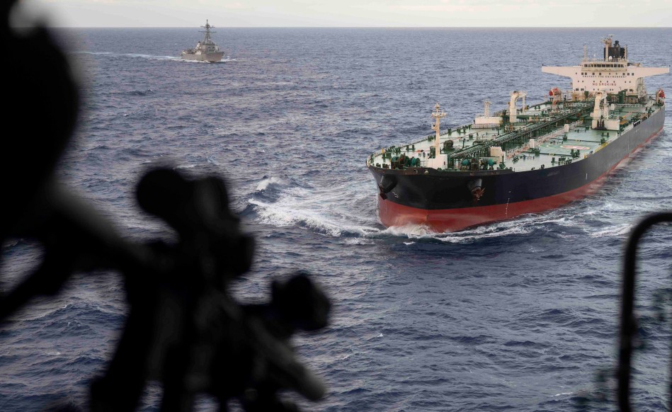 US Military Catches Sanctioned Oil Tanker in Indian Ocean Weeks After It Left Venezuela
